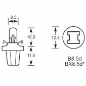 B8.5D: B8.5D base bulbs from £0.01 each